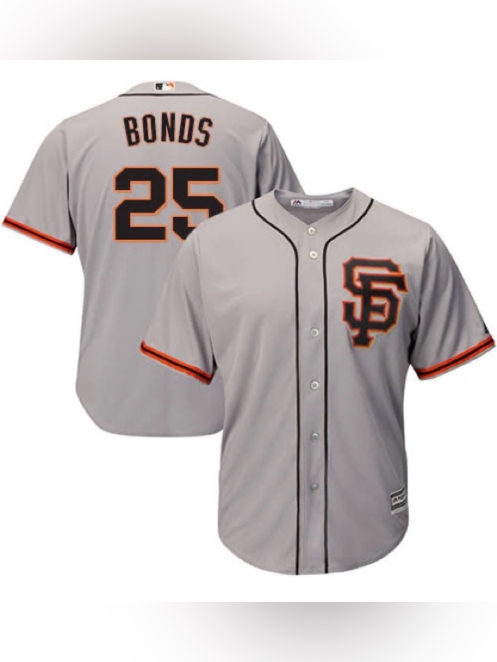 Majestic MLB San Francisco Giants Barry Bonds #25 Authentic Jersey sz 50
